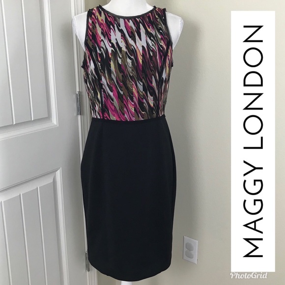 Maggy London Dresses & Skirts - Maggy London Sheath Sleeveless Dress Sz 10